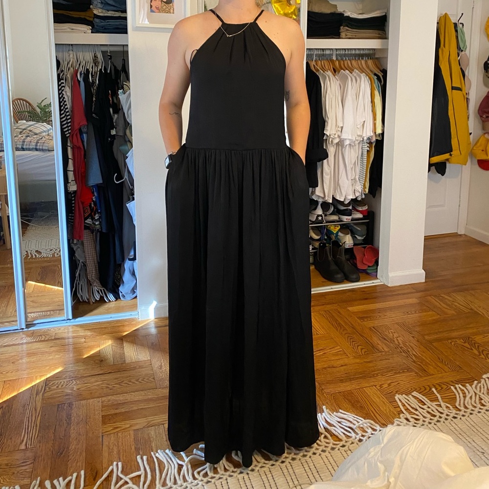 Nice black long dress Zara